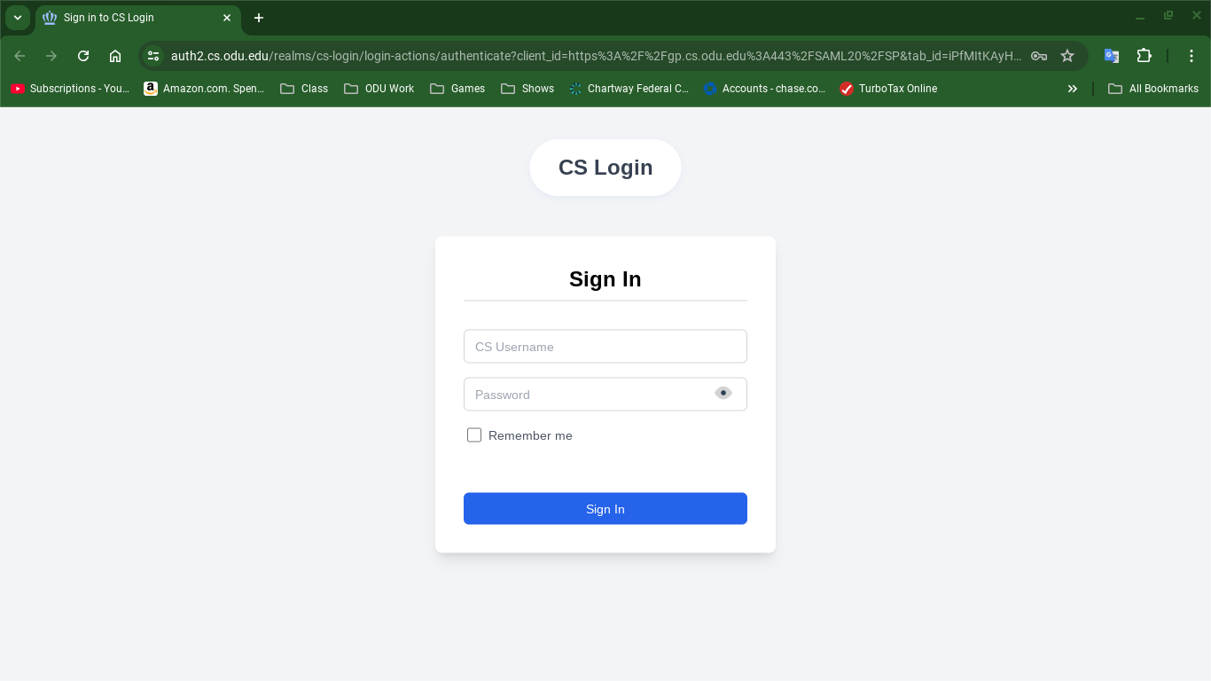 GlobalProtect CS Login