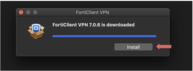 Forticlient MacOS Step 2