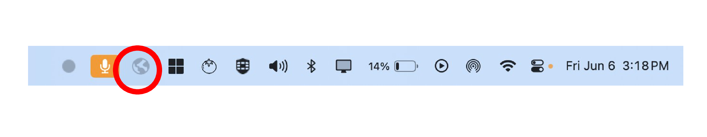 GlobalProtect macOS Menu Bar Icon
