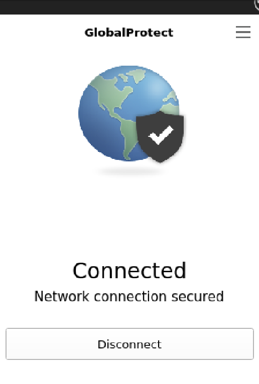 GlobalProtect Connected Display