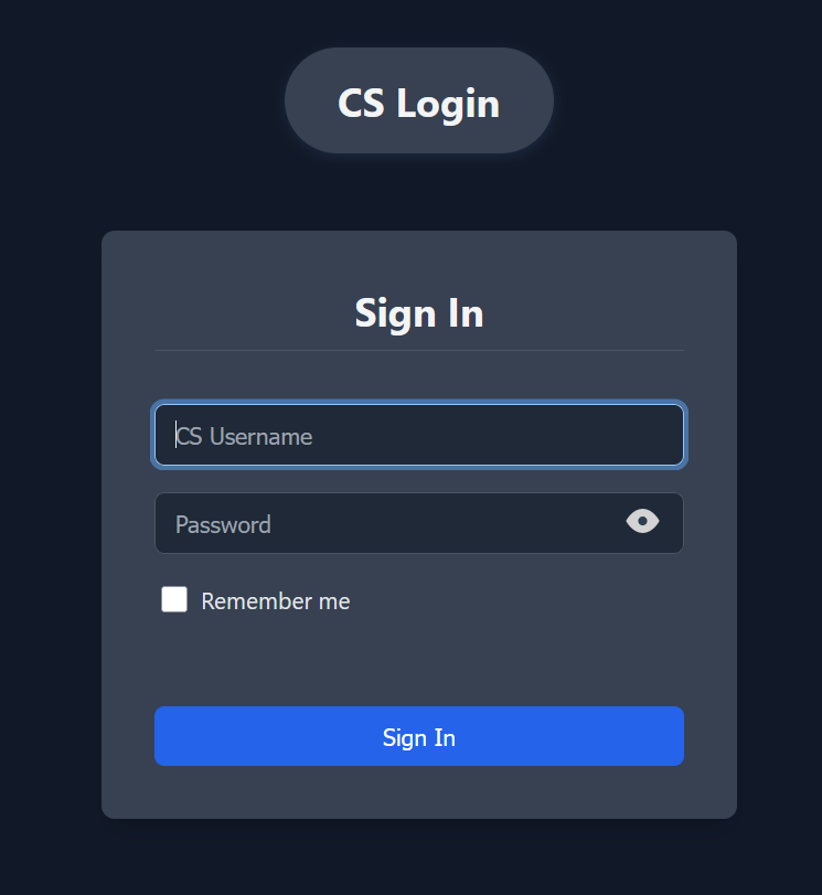 GlobalProtect Login Page