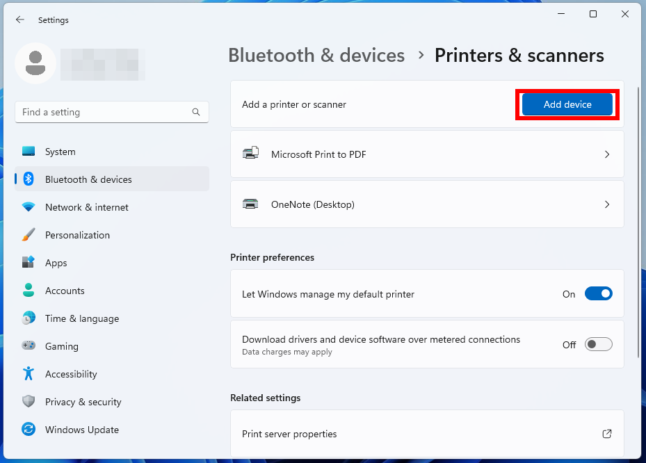 Windows Printer Step 2