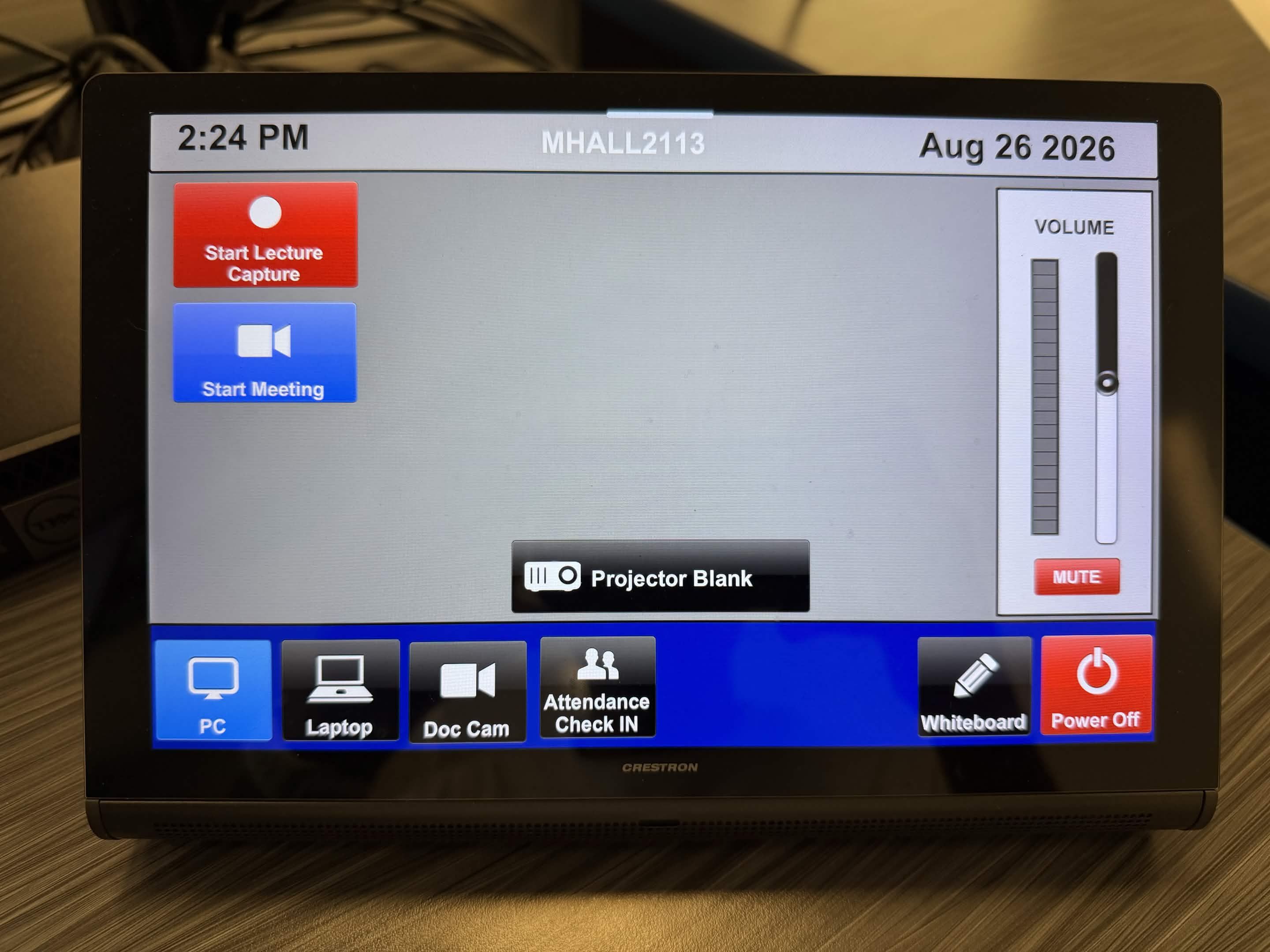 Crestron Display