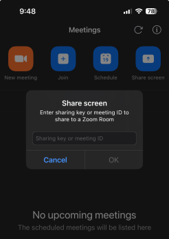 Zoom App Sharing Key Input